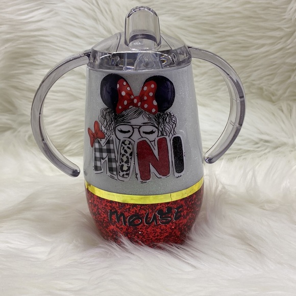MINNIE MOUSE EARS Custom Glitter Tumbler - Picture 4 of 12